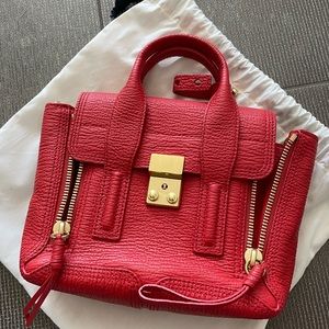 3.1 Phillip lim Pashli mini satchel, red, like new